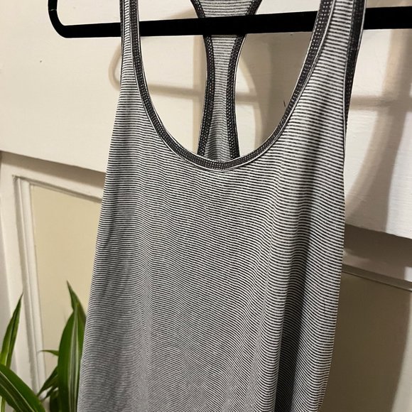 Zella Gray Stripe Tank - Picture 2 of 3